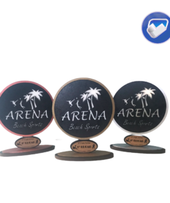 Kit 3 Troféus em MDF